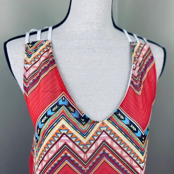 Annianna summer Dress. Sz. L. Multi colors. - Picture 3 of 8